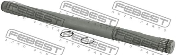 Купить запчасть FEBEST - 0112-CT220RH Вал ШРУСа правый TOYOTA AVENSIS (T22) 1997-2003 0112-CT220RH