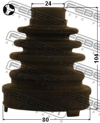 Купить запчасть FEBEST - 0115-ACV30LHT Пыльник ШРУСа внутренний 0115-ACV30LHT