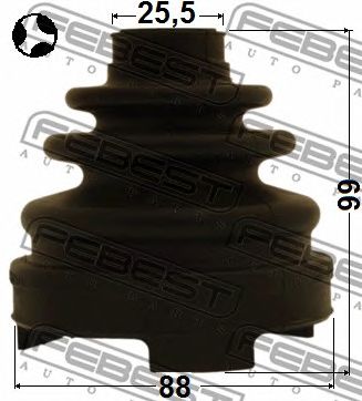 Купить запчасть FEBEST - 0115-ACV40T Пыльник ШРУСа внутренний TOYOTA CAMRY V50 2011.08-2018.03 0115-ACV40T