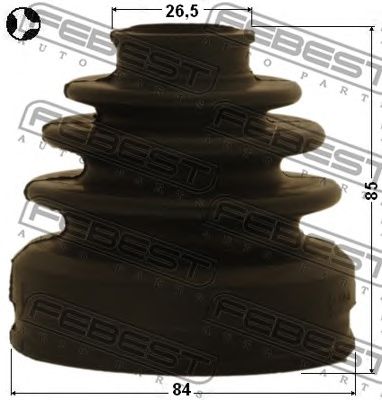 Купить запчасть FEBEST - 0115-GSX30RHT Пыльник ШРУСА внутренний HYUNDAI SANTA FE II, NISSAN X-TRAIL T31 0115-GSX30RHT