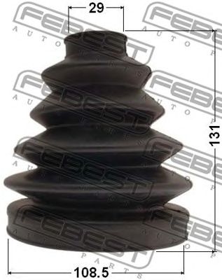 Купить запчасть FEBEST - 0117-074 Пыльник ШРУСа внешний TOYOTA LAND CRUISER 100 HDJ101/UZJ100 1998-2007 0117-074
