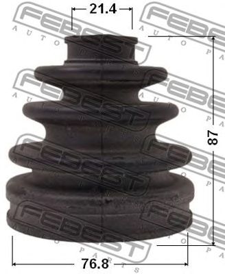 Купить запчасть FEBEST - 0117092 Пыльник ШРУСа внешнего (комплект) TOYOTA COROLLA SED/CP/WG AE10#/CE100/EE10# 1991.08-2001.11 [GR]/76.8*87*21.4 ММ
