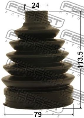 Купить запчасть FEBEST - 0117P-1NZFE Пыльник ШРУСа внешний TOYOTA YARIS 2005-2011 0117P-1NZFE