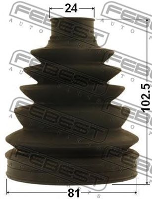 Купить запчасть FEBEST - 0117P-ACU35R Пыльник ШРУСа внешний TOYOTA KLUGER L/V ACU25/MCU25 4WD 2000-2007 0117P-ACU35R