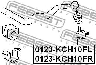 Купить запчасть FEBEST - 0123KCH10FL 
