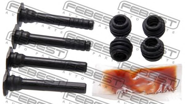 Купить запчасть FEBEST - 0174-ZZE120F Втулка направляющая передн суппорта TOYOTA COROLLA E12 (ремкомпл с 4 вт) 0174-ZZE120F