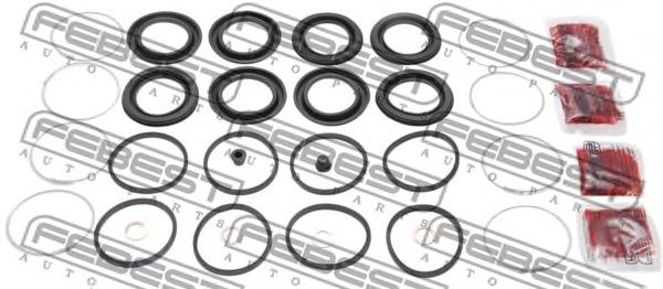 Купить запчасть FEBEST - 0175-HZJ80F Ремкомплект тормозного суппорта 0175-HZJ80F