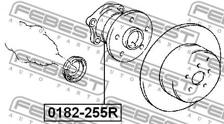 Купить запчасть FEBEST - 0182-255R Ступица 0182-255R