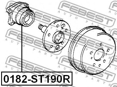 Купить запчасть FEBEST - 0182-ST190R Ступица 0182-ST190R