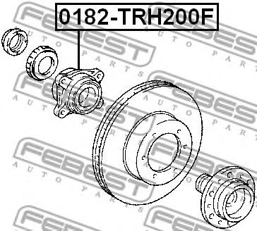 Купить запчасть FEBEST - 0182-TRH200F Ступица 0182-TRH200F