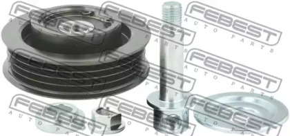Купить запчасть FEBEST - 0187-VDJ200 Ролик натяжной с креплением TOYOTA LAND CRUISER 200 0187-VDJ200