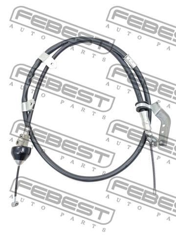 Купить запчасть FEBEST - 0199-BCACU30LH Трос ручника левый LEXUS RX 03-08 0199-BCACU30LH