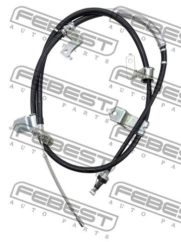 Купить запчасть FEBEST - 0199-PCGRJ120RH ТРОС РУЧНОГО ТОРМОЗА ПРАВЫЙ 0199-PCGRJ120RH
