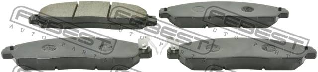 Купить запчасть FEBEST - 0201-D23MF Колодки передние NISSAN NAVARA NP300 D23M 2015.11- 0201-D23MF