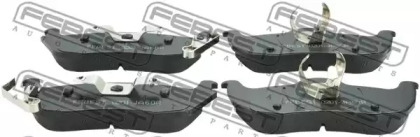 Купить запчасть FEBEST - 0201-JA60R Колодки задние NISSAN ARMADA TA60/INFINITI QX56 (JA60) 2003- 0201-JA60R