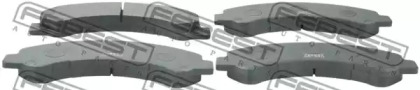 Купить запчасть FEBEST - 0201-W41F Колодки передние NISSAN CIVILIAN W41 2002- 0201-W41F