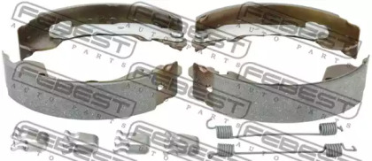 Купить запчасть FEBEST - 0202-K12R Колодки барабанные NISSAN MICRA/MARCH K12 2002-2010 0202-K12R