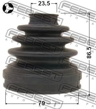 Купить запчасть FEBEST - 0215-071T Пыльник ШРУСа внутренний NISSAN PRIMERA P12 2001-2007 0215-071T