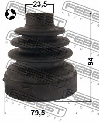 Купить запчасть FEBEST - 0215-J32T Пыльник ШРУСа внутренний NISSAN TEANA J32 2008-2013 0215-J32T