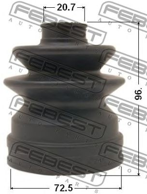 Купить запчасть FEBEST - 0215-N16JP Пыльник ШРУСа 0215-N16JP