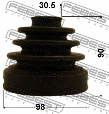 Купить запчасть FEBEST - 0215-TA60R Пыльник ШРУСа внутренний 0215-TA60R