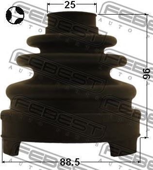 Купить запчасть FEBEST - 0215-Z51T Пыльник ШРУСа 0215-Z51T
