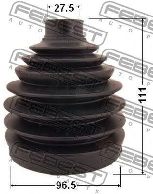 Купить запчасть FEBEST - 0217P-071 Пыльник ШРУСа 0217P-071