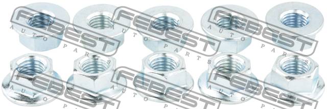 Купить запчасть FEBEST - 0231-002-PCS10 Гайка (компл-10шт) 0231-002-PCS10