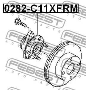 Купить запчасть FEBEST - 0282-C11XFRM Ступица 0282-C11XFRM