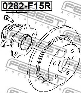 Купить запчасть FEBEST - 0282-F15R Ступица 0282-F15R