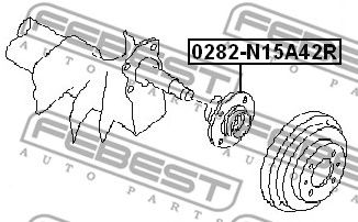 Купить запчасть FEBEST - 0282-N15A42R Ступица 0282-N15A42R