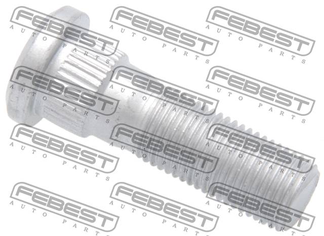 Купить запчасть FEBEST - 0284-001-PCS10 ШПИЛЬКА КОЛЁСНАЯ 0284-001-PCS10