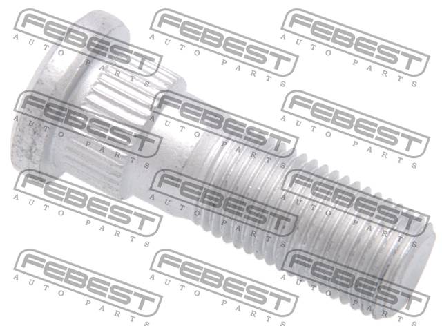 Купить запчасть FEBEST - 0284-002-PCS10 Шпилька колесная NISSAN QASHQAI (отгрузка по-штучно, цена за 1 шпильку) 0284-002-PCS10