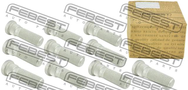 Купить запчасть FEBEST - 0284-005-PCS10 Шпилька колёсная NISSAN PATROL Y62 2012.11 (компл- 10шт) 0284-005-PCS10