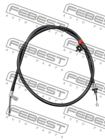 Купить запчасть FEBEST - 0299-BCC11XRH Трос ручника правый NISSAN TIIDA 0299-BCC11XRH