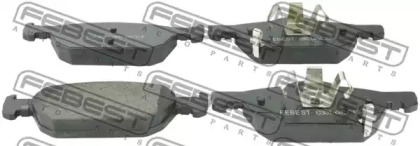 Купить запчасть FEBEST - 0301-ACCF Колодки передние HONDA ACCORD CU# 2008-2012 0301-ACCF