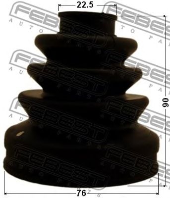Купить запчасть FEBEST - 0315-CU2 Пыльник ШРУСа внутренний HYUNDAI SANTA FE, KIA SORENTO 2012- 0315-CU2