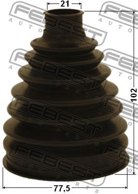 Купить запчасть FEBEST - 0317-CITY Пыльник ШРУСа внешний HONDA FIT 09-14 0317-CITY