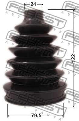 Купить запчасть FEBEST - 0317P-FD Пыльник ШРУСа 0317P-FD