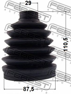 Купить запчасть FEBEST - 0317P-ODAT Пыльник ШРУСа внешний 0317P-ODAT