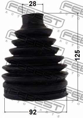 Купить запчасть FEBEST - 0317P-RB Пыльник ШРУСа наружный HYUNDAI SANTA FE (DM) 2012- 0317P-RB