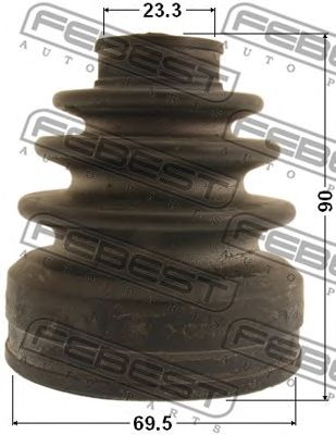 Купить запчасть FEBEST - 0415-CY34AT Пыльник ШРУСа 0415-CY34AT