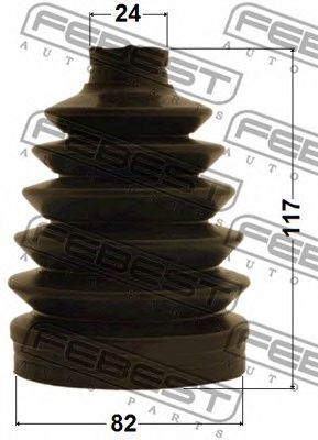 Купить запчасть FEBEST - 0417P-N94 Пыльник ШРУСа внешний 0417P-N94