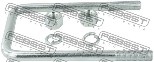 Купить запчасть FEBEST - 0433-001 Скоба задн рессоры MITSUBISHI L200 05- 0433-001