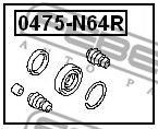 Купить запчасть FEBEST - 0475-N64R Ремкомплект тормозного суппорта 0475-N64R