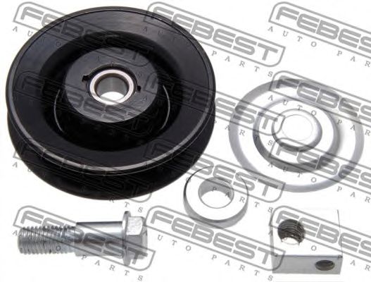 Купить запчасть FEBEST - 0487-V75 Ролик натяжной MITSUBISHI PAJERO I/II 0487-V75