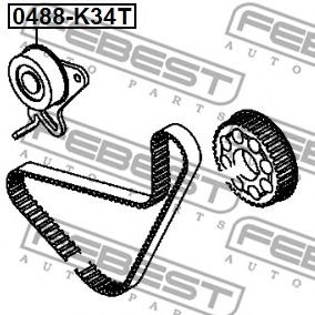 Купить запчасть FEBEST - 0488-K34T Ролик обводной 0488-K34T