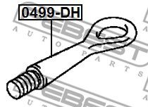 Купить запчасть FEBEST - 0499-DH Крюк буксирный 0499-DH