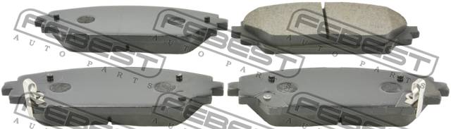 Купить запчасть FEBEST - 0501-BMF КОЛОДКИ ТОРМОЗНЫЕ ПЕРЕДНИЕ подходит для MAZDA 3 BM 2013-2015 0501-BMF