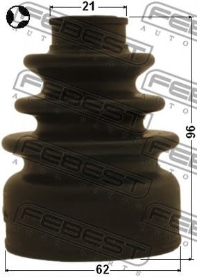 Купить запчасть FEBEST - 0515-M2T Пыльник ШРУСа внутренний 0515-M2T